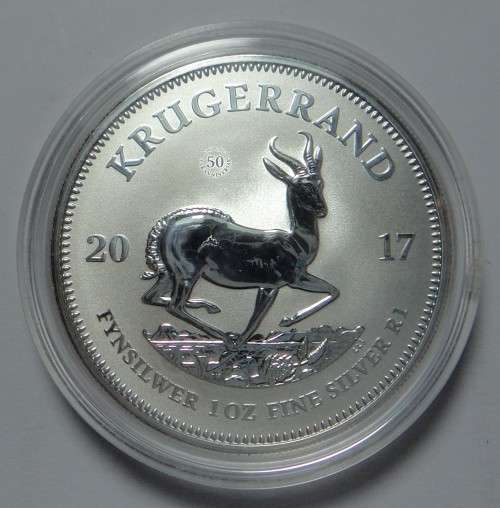 Rep. of South Africa: Uncirculated Silver Krugerrand 2017 (3 available)