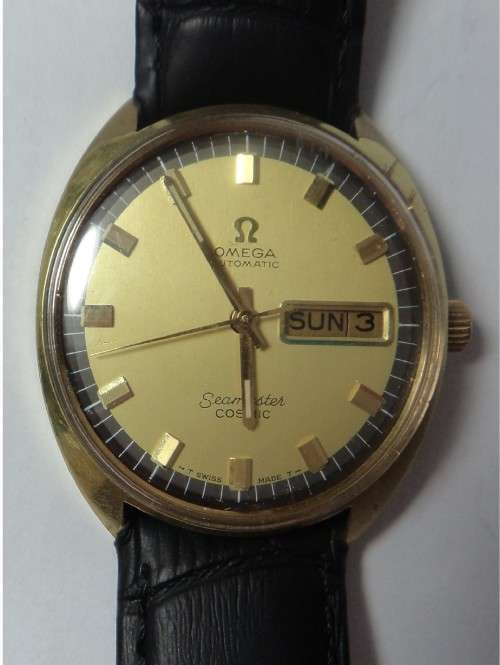 Omega Automatic Seamaster Cosmic Gold-Plated Watch (Valued at R12 500.00)