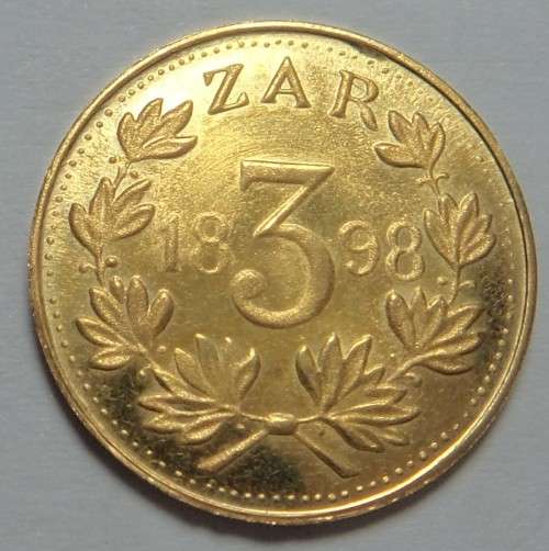 Sammy Marks ZAR 22ct Gold Tickey restrike (Coin 1 of 6) 2.5g