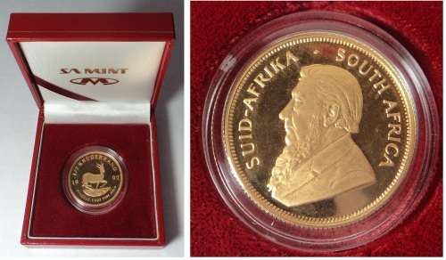RSA Proof Half OZ Gold Krugerrand 1992 (Very Scarce)