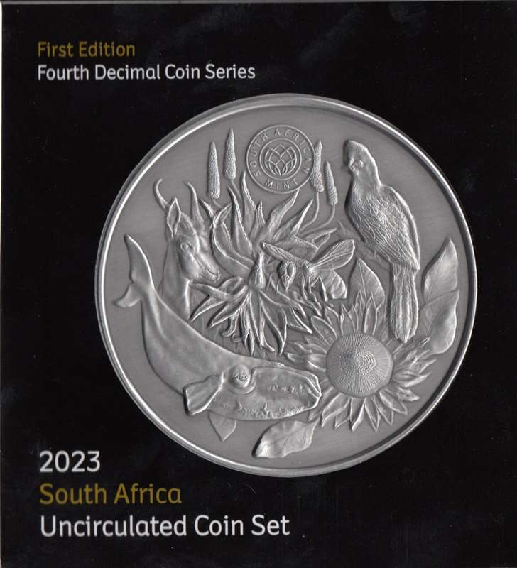 Republic of South Africa: Uncirculated Coin set 2023 (4th Decimal Series)
