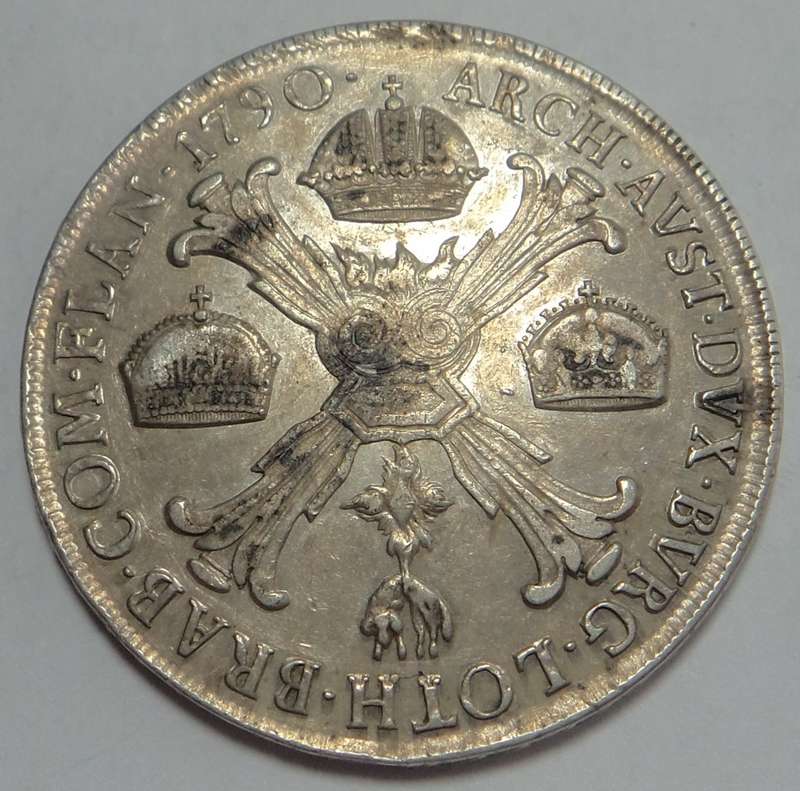 Italy (Milan) Joseph II Silver 1 Couronne / Kronenthaler 1790