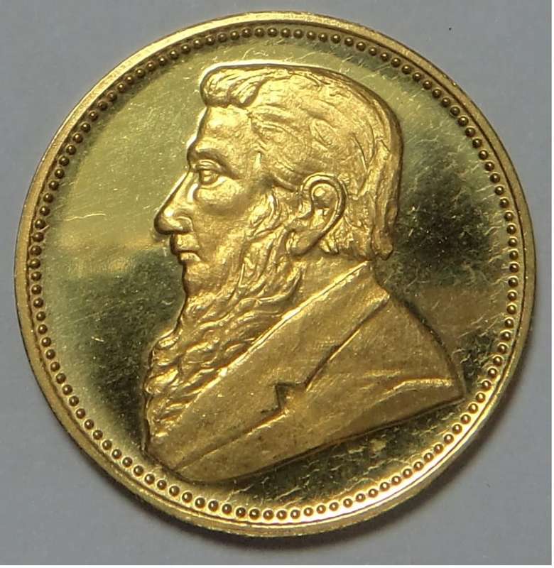 Sammy Marks ZAR Gold Tickey restrike (Coin 5 of 6) 2.3g