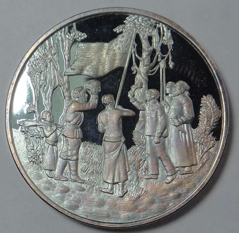 Pioneers of S. Africa: Sterling Silver Medal (David Livingstone 1813-1873)