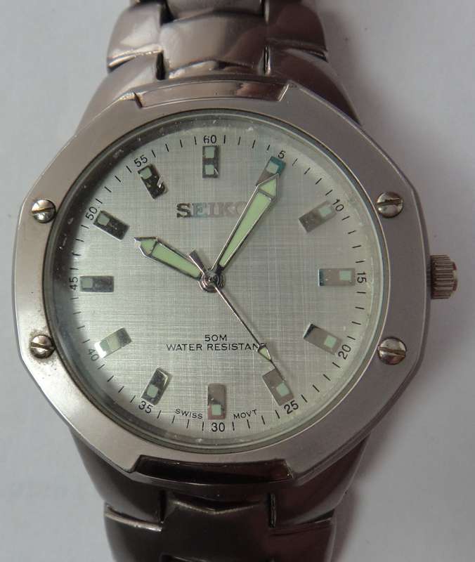 Stainless Steel, Men`s Seiko Watch