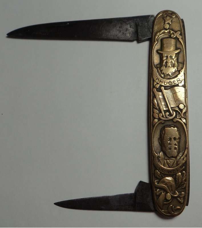 Boer War Paul Kruger & De Wet Pocket Knife (South Africa)