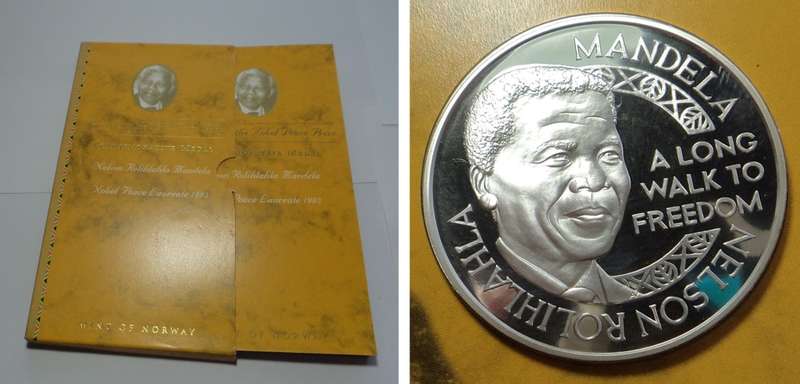 Mint of Norway: Silver 1 OZ Mandela Medallion (2 available)