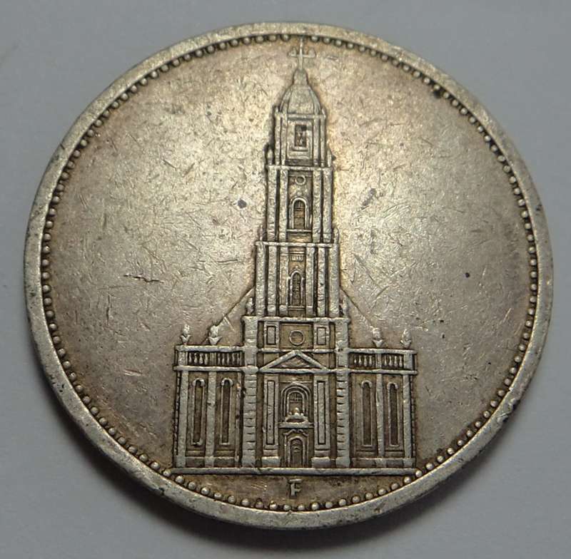 Germany (3rd Reich) Silver 5-Mark 1935