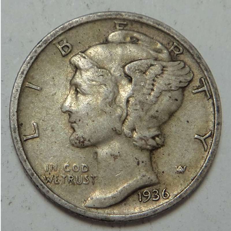 USA Mercury Dime 1936 (P)