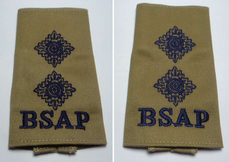 British South African Police (Rhodesia) Shoulder Insignia for a Lieutenant