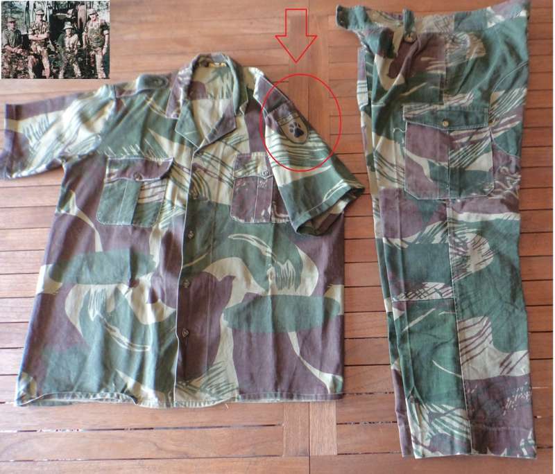 Rhodesia Camouflage Uniform for Police Anti-Terrorist Unit (P.A.T.U.)
