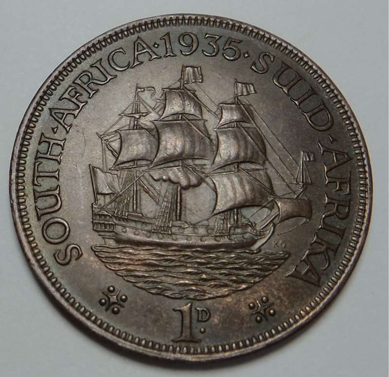 Union of South Africa: Penny 1935 (Uncirculated)