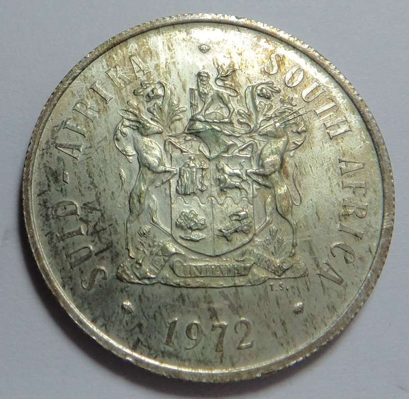 Rep. of S. Africa: Silver R1 of 1972 (8 available)
