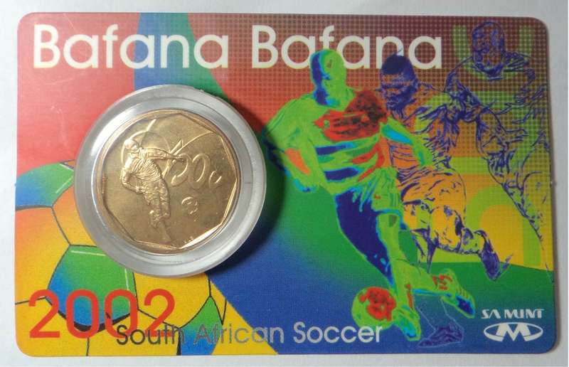 Bafana-Bafana Soccer 50c of 2002 (2 available)