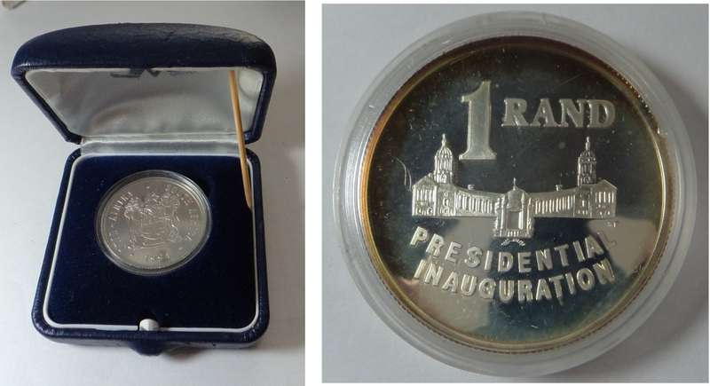 Silver Proof Inauguration R1 of 1994 in original SAM box
