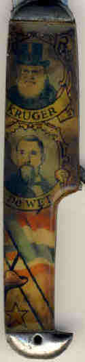 Paul Kruger & De Wet Pocket Knife (Mother-of-Pearl) Sheffield