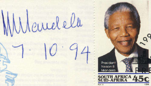Nelson Mandela (ORIGINAL Autograph / ORIGINAL Signature)