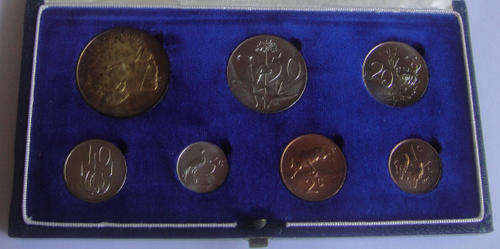 1967 RSA Short Proof Set in Blue SAM Box as issued.
