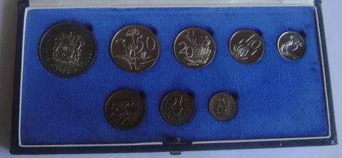 1975 RSA Short Proof Set in Blue SAM Box as issued.