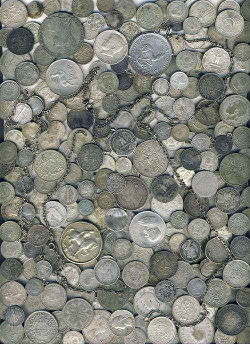 Over ONE KILOGRAM (1000 grams) of SILVER : Coins, Medals, Jewellery  since the 1700s.