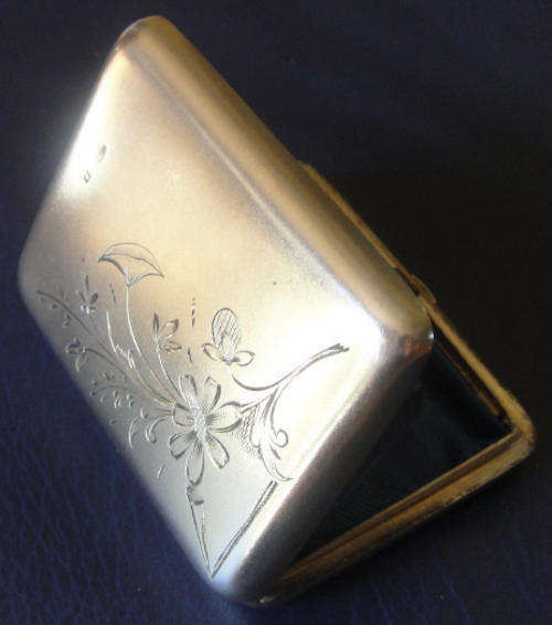 Hallmarked Eastern European Silver Purse or Case in .875 pure silver.