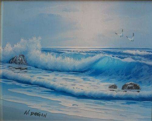 ORIGINAL OIL SEA SCAPE