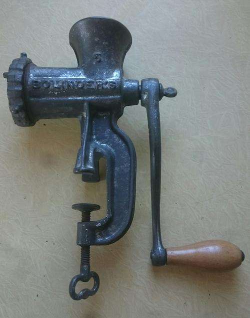 Cast iron BOLINDER'S No5 Meat mincer