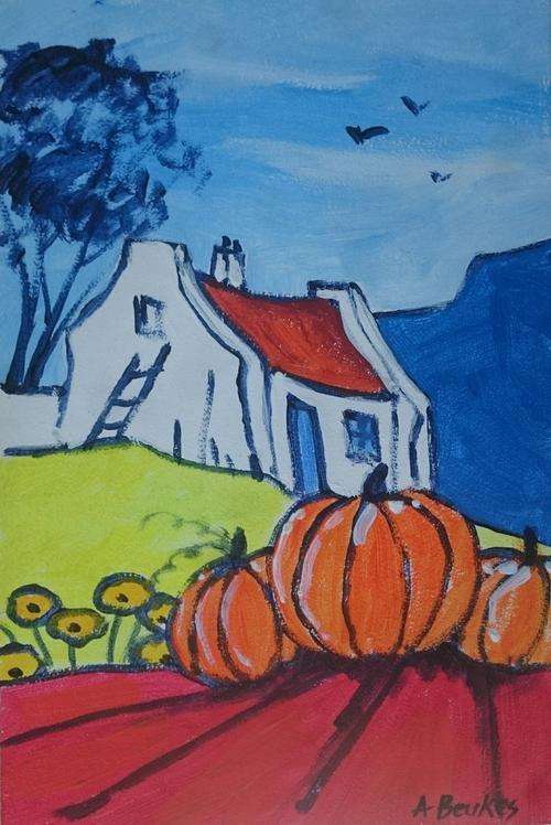 Original acrylic painting by A. BEUKES