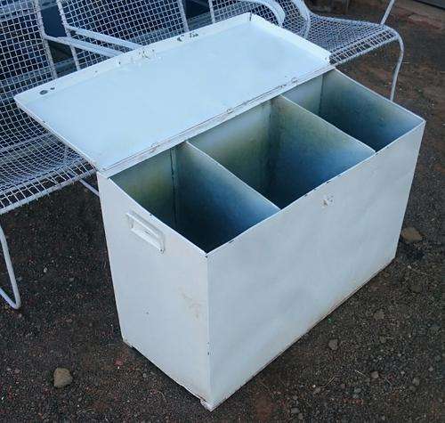 Flour, grain, maize tin bin