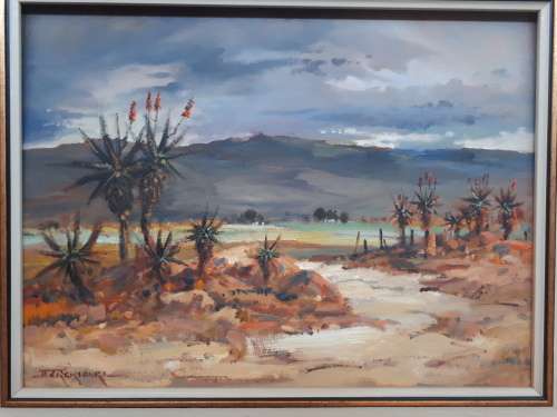 Johann van Rensburg oil painting