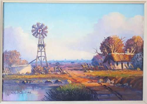 LESLIE ALBERTYN original oil painting