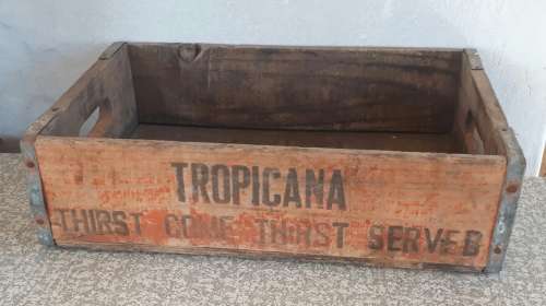 wooden crate