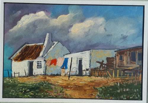 Original oil painting by unknown artist