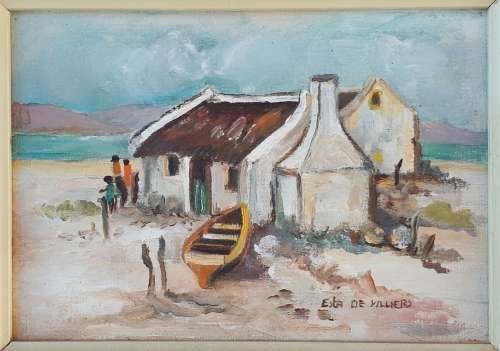 ESTA DE VILLIERS original oil painting