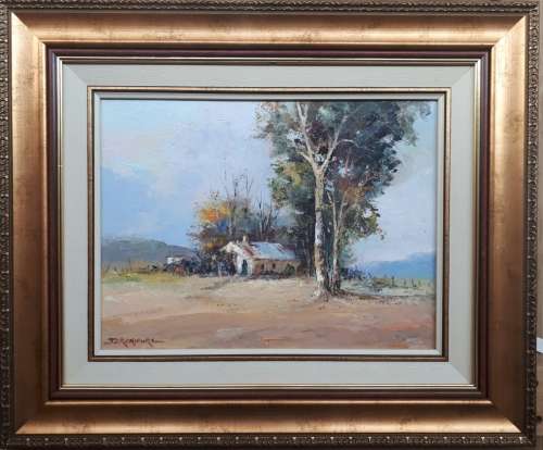 Original oil painting by JOHANN VAN RENSBURG