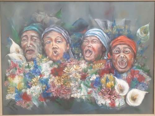 Original oil painting by L. SNYMAN
