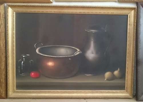 Original oil painting by WILLIAM PLONER