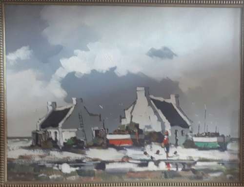 Original oil painting by PIERRE DE VILLIERS