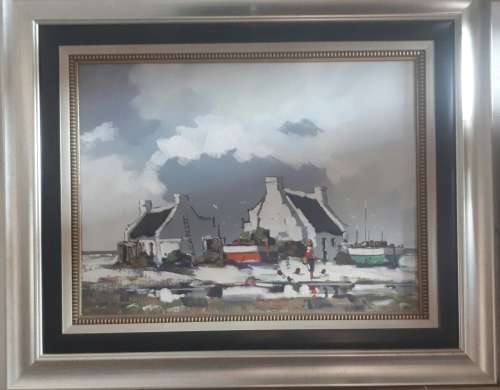 Original oil painting by PIERRE DE VILLIERS
