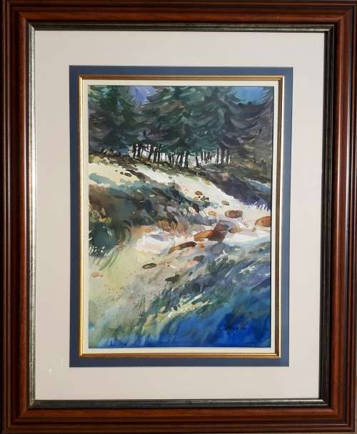 Original watercolour painting by LOUIS HIEMSTRA
