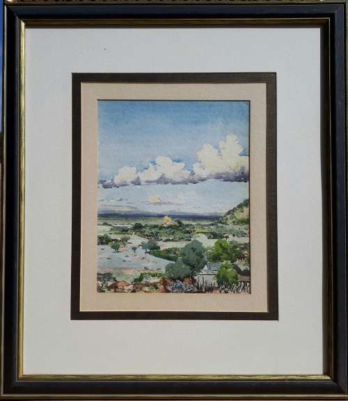 Original watercolour painting by MIKE DICKIE