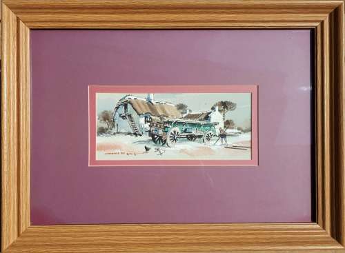 Original framed watercolour painting by JOHNNY DE KOCK