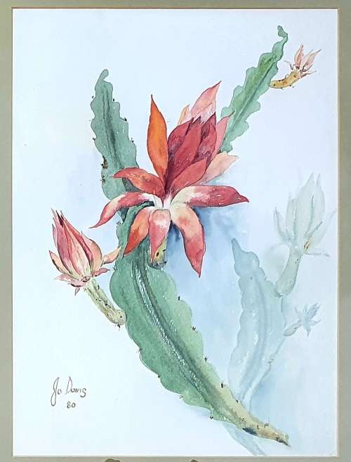 Original framed watercolour painting by JO DAVIS