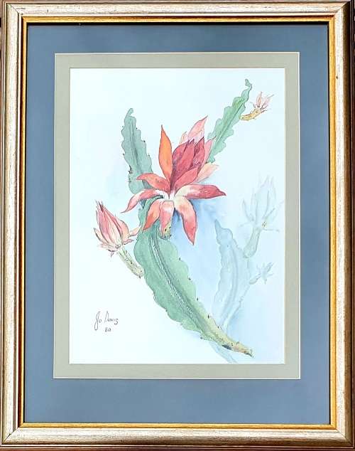 Original framed watercolour painting by JO DAVIS