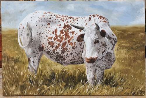 Original oil painting by MORGAN RIEKERT