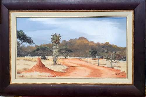 Original oil painting by GERHARD SMIT