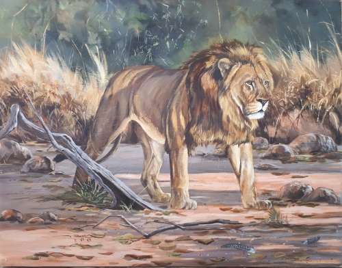 Original oil painting by GERHARD SMIT