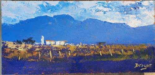Original oil painting by DREYER