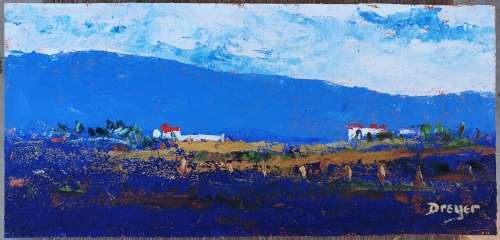 Original oil painting by DREYER