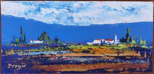 Original oil painting by DREYER
